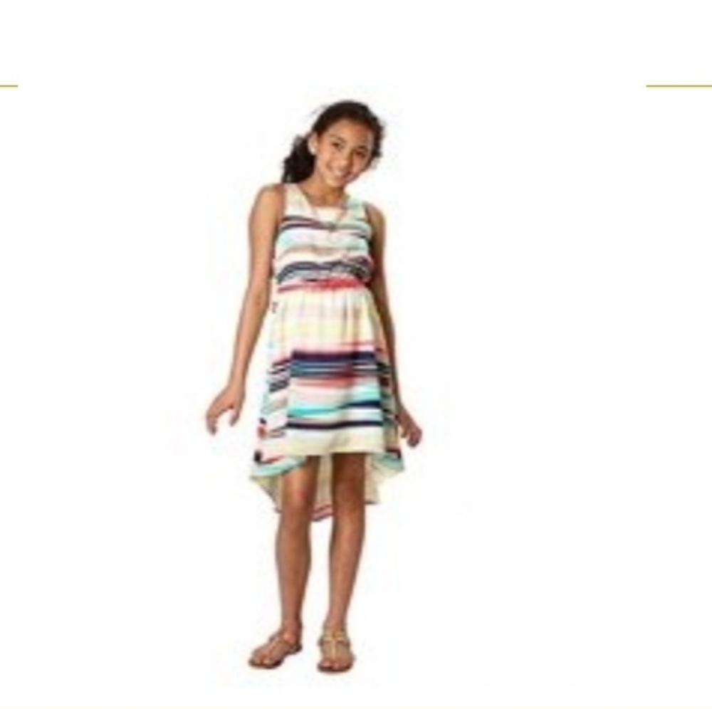 Striped High-Low dress by Paperdoll sz 16G